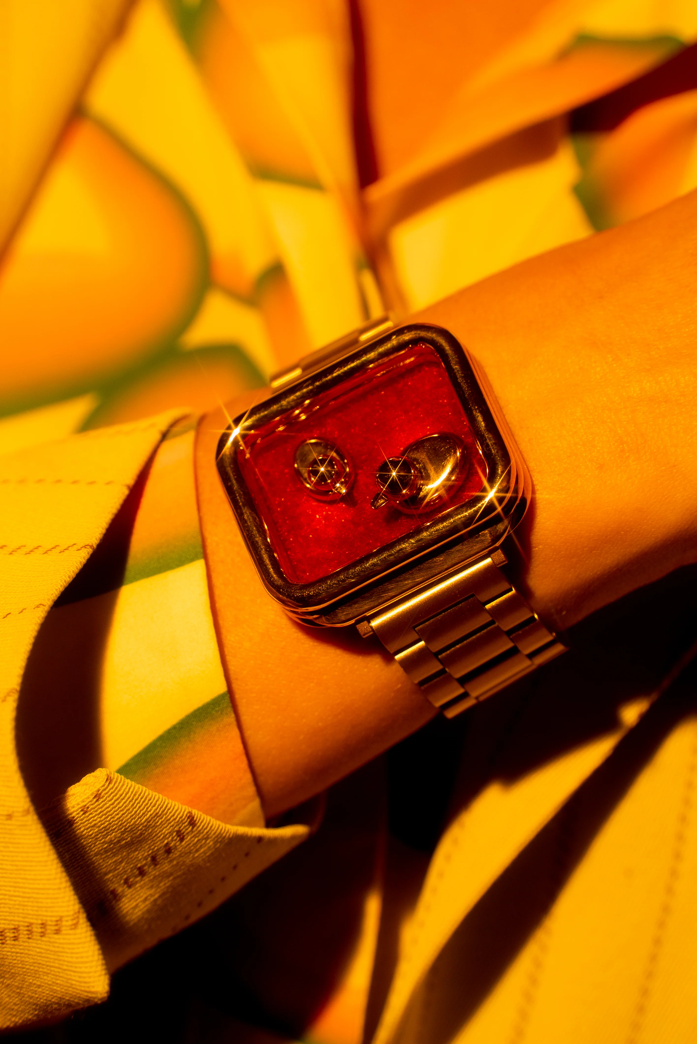 Luxury Jewelry Watch - Gold Velour - Image 3